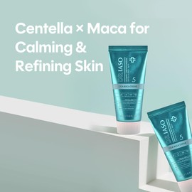 IASO Dr CICA MACA CREAM | Korean Soothing Moisturizer for Sensitive skin, Calming Repair Cream with Centella & Maca, Lightweight Hydrating Daily Cream, 1.6oz
