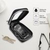 AdiStylinno Car Key Fob Case, PU Leather Key Holder with