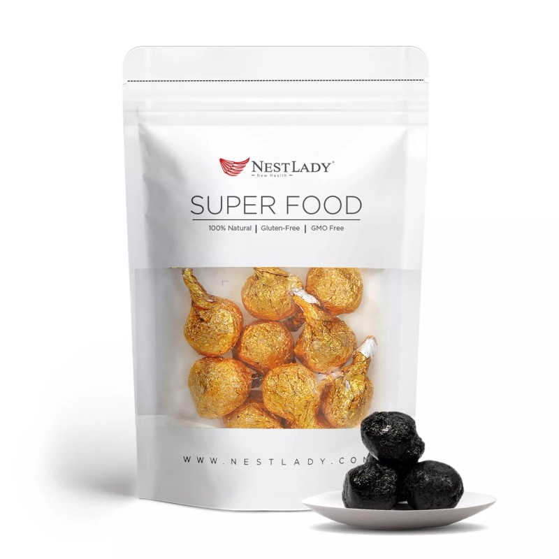 NESTLADY Hand Made Black sesame balls food additives free 黑芝麻丸