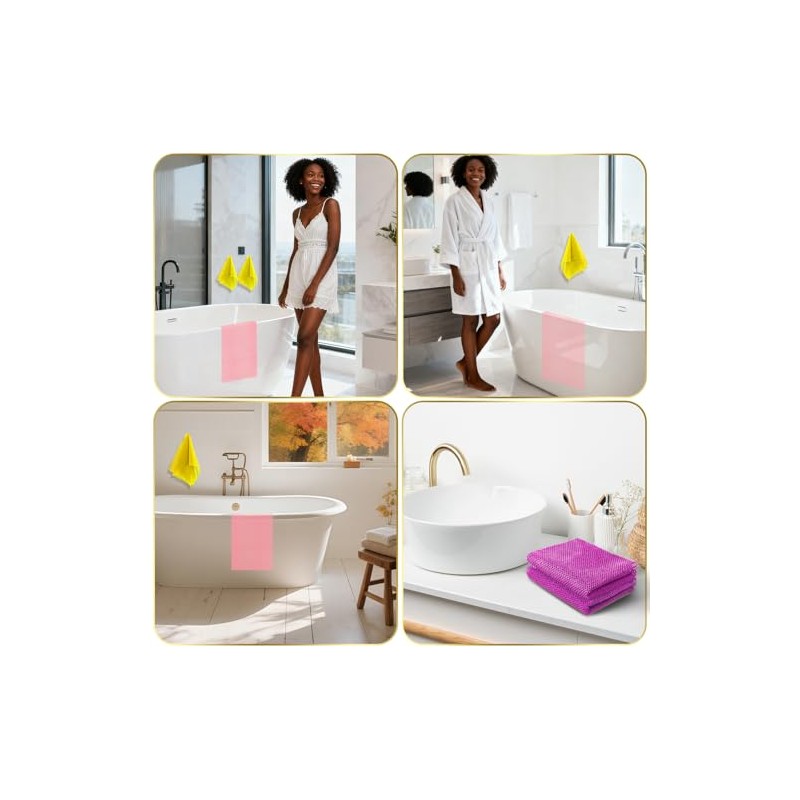 UJFQBH 3 Pieces African Bath Sponge African Net Long Net
