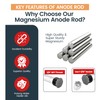 Flexible Water Heater Magnesium Anode Rod 3/4 Inch NPT Thread