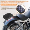 TWOM Motorcycle Pillion Passenger Pad Seat For Harley Sportster Dyna