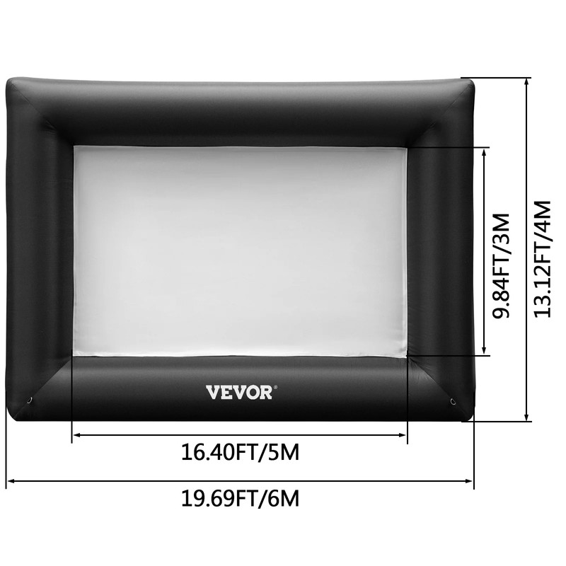 Inflatable Movie Screen for Outdoor Projection – 14FT/24FT Blow-Up Screen