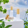 Roshtia 30 Pcs 1 oz Gold Glass Spray Bottle Refillable
