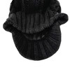 WEROR WEROR-446.1 Women's Knitted Hat - Bobble Hat with Peak