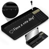 Desktop Glass Whiteboard with Mirror & Calculator(12 Digit LCD Display)