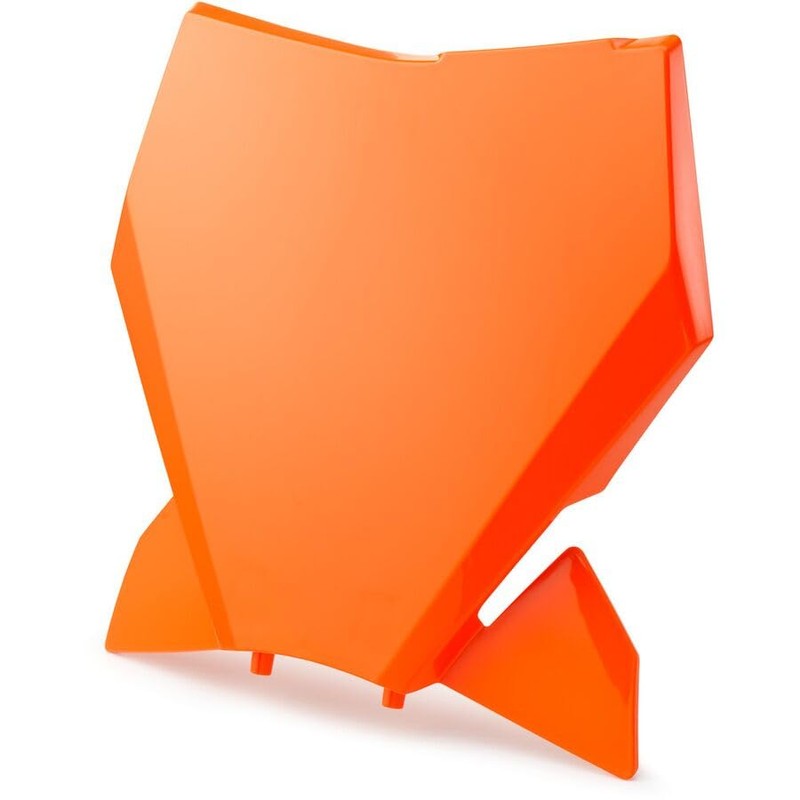 KTM OEM Orange Front Number Plate, A46008007000EB, Made of Highly