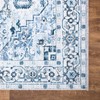 Bloom Rugs Caria Washable Non-Slip 12 ft Runner - Blue