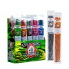 BLUNTEFFECTS PERFUME WANDS-72 COUNT DISPLAY-HAND DIPPED INCENSE-10 INCH LONG
