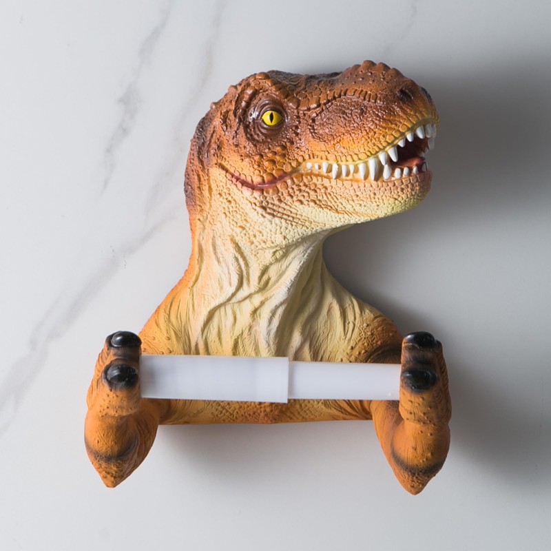 Banllis Dinosaur Toilet Paper Holder Wall Mount, Dino T- Rex