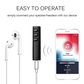 Unbranded 3.5mm wireless Receiver Handsfree Adapter bluetooth 5.0 receiver for car 99-33
