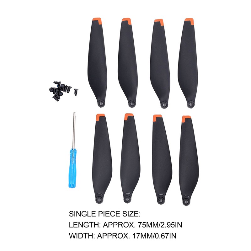 2 Pair Drone Propellers Professional Low Noise Replacement Propeller Blades