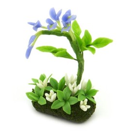 MyTinyWorld Dolls House Miniature Flower Bed Wisteria