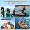 Bonbell Cangurera Transparente Impermeable 2PCS PVC Pantalla Táctil