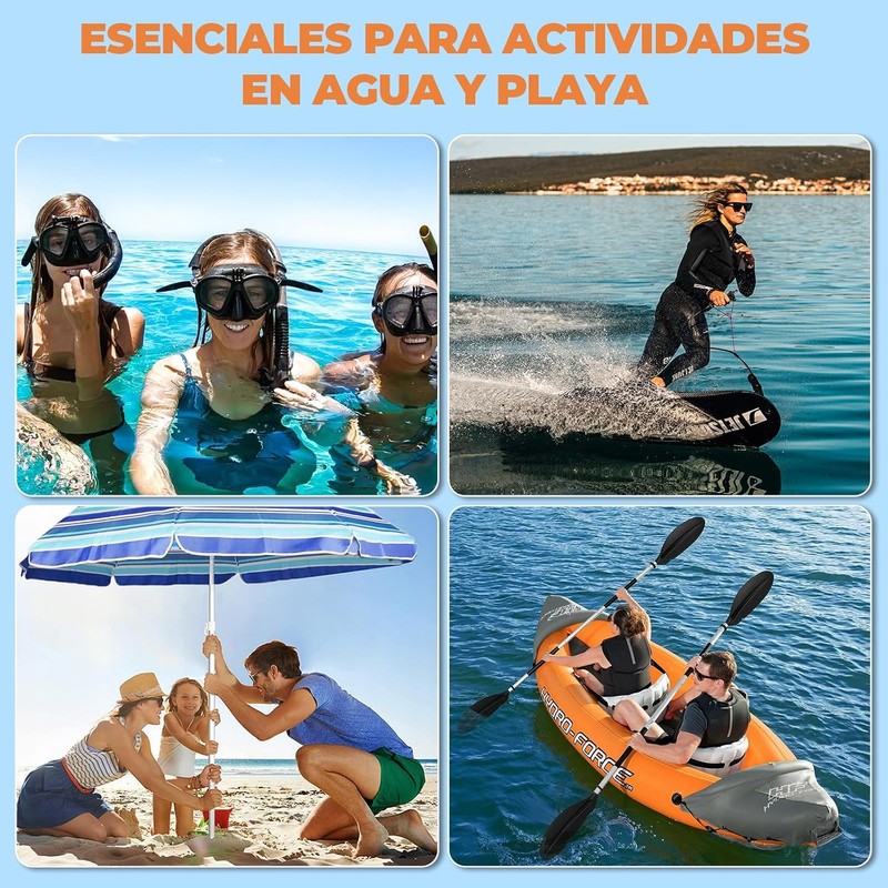 Bonbell Cangurera Transparente Impermeable 2PCS PVC Pantalla Táctil