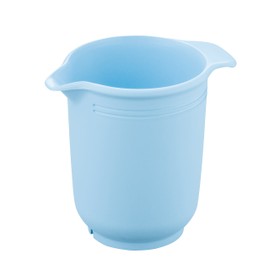 Dr. Oetker Mixing Cup 1 Litre Modern Baking Series Retro Design Cup Made of Impact-Resistant Plastic (Colour: Pastel Blue) Dishwasher Safe, Quantity: 1 Piece