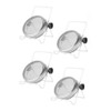 Nudiuhis Germination Kit, Stainless Steel Germination Jar Lid, Stand for