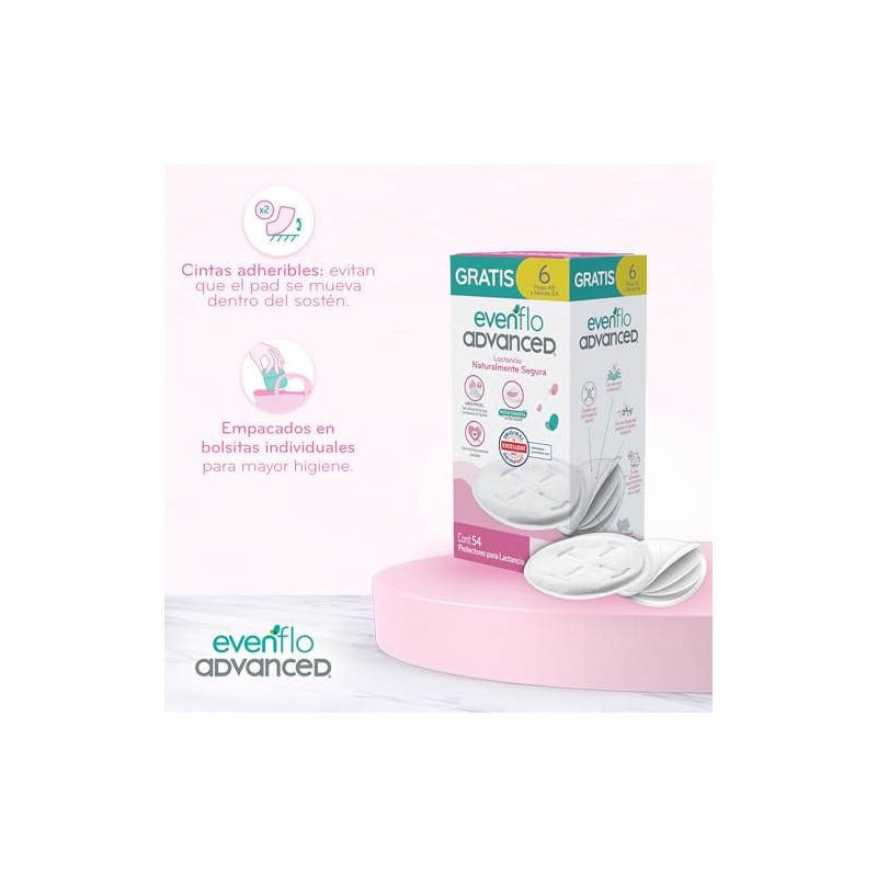 Protectores para Lactancia, Paquete de 96 piezas, con Sistema Absorgel