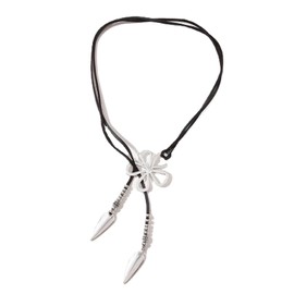 Stocking Stuffers Gifts for Women Flower Necklace Bead Pendant Necklace Silver Vintage Wildflower Necklace Western Jewelry for Women Flower Girl Gift Summer Beach Necklace Jewelry Gifts for Women Girls