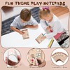 Kids Pretend Play Notepads 4X6 Inch Pretend Play Notebooks 30