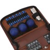 6 in 1 Golf Accessory Bag PU Leather with Tees