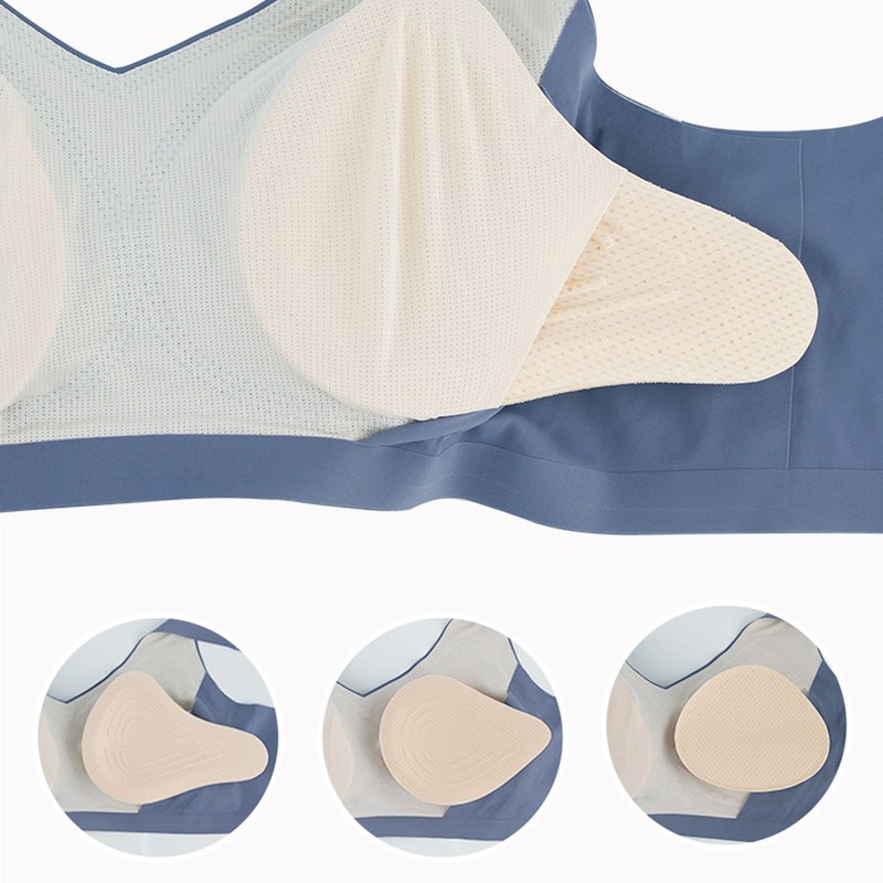 Bra Insert Pad Sponge Soft Breathable Comfortable Support Spiral Bra