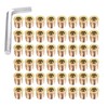 Aninako Insert Nuts M6 x 0.5 inches (13 mm), M6