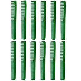 Barber Beauty Hair Cleopatra 400 All Purpose Combs (12 Pack) 12 x SB-C400-GREEN