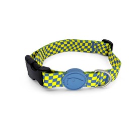 MORSO® Dog Collar, L, Yellow and Light Blue