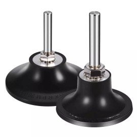 Unbranded 3 inch Roll Lock Rotary Sanding Disc Pad Holder with 1/4" Shank for Die Grinder - 4 PACK