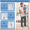 41" Extra Tall Indoor Dog Gate,30-49.2" Wide Heavy Duty Pet