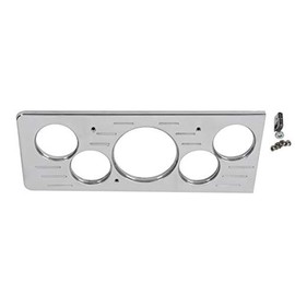 1940 Chevy Car 5 Gauge Dash Panel, Polished