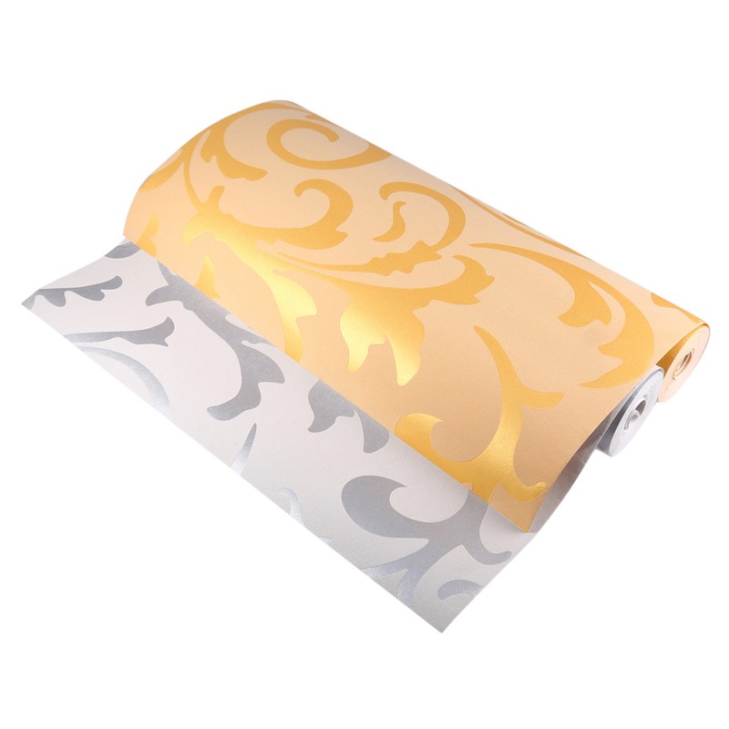 Nonwoven Wallpaper Mural Nonwoven Wallpaper Baroque Design M. Damask Ornament