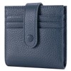 FREYAMIRA Slim Wallet For Women Genuine Leather Small Bifold Credit