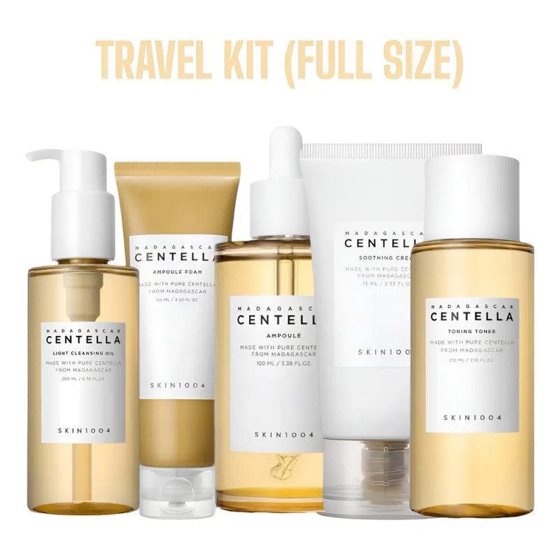 Skin1004 Madagascar Centella Travel Kit Full Size 5 Pzs