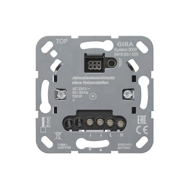 Gira Blind Control Panel 541500 White