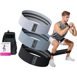 Bandas de Resistencia 3 Piezas, Bandas Elásticas de 150 cm para Ejercicio, Yoga y Entrenamiento en Casa Ligas Apilables Ligas Elásticas de Pilates