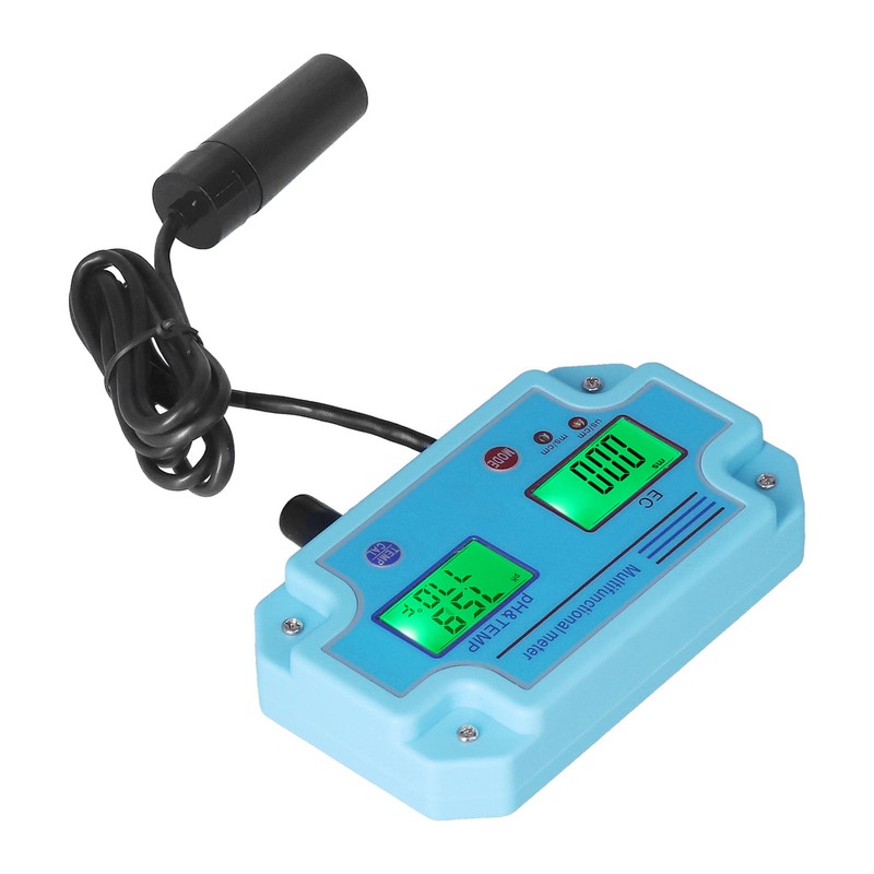 PH EC Temperature Meter DC 6V High Accuracy Portable LCD