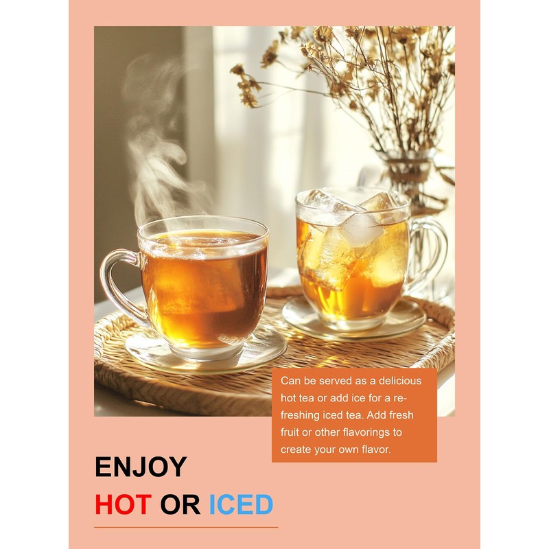 TeeLux Oolong Tea Bags, Caffeinated Oolong Tea, Smooth Taste &