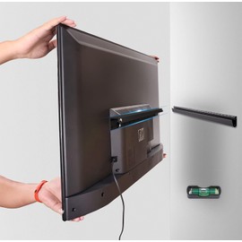 Antimbee Studless Drywall TV Mount for 32-75 inch TVs, No Stud TV Wall Bracket Max VESA 600x400mm up to 150 lbs Universal Fits Most LED LCD Plasma Flat/Curved Screen TVs & Monitors