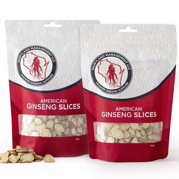 Authentic American Ginseng Slices (Sliced Roots Direct from The Farmer to The Consumer!) (16 oz)