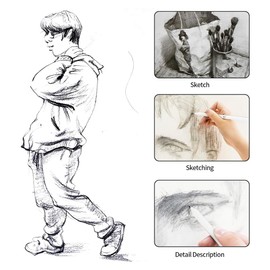 Blending Stumps and Tortillions Set, 16 Pcs Paper Blending Stump Set, Paper Art Blenders Sketch Drawing Tools