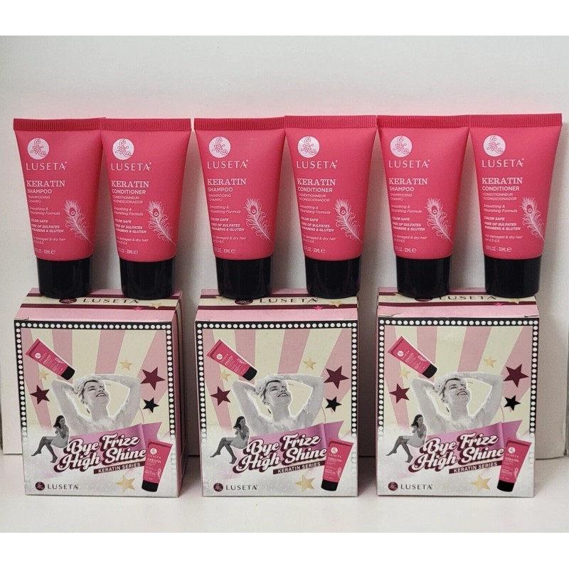 Luseta 3 TRAVEL DUO pk LUSETA Bye Frizz High Shine