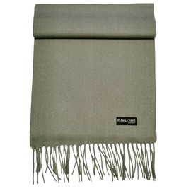 ADAMANT Scarf Men's/Unisex – 100% Climaxsoft (Soft as Cashmere) – Standard Length/Width – Favourite Scarf, Stone Green