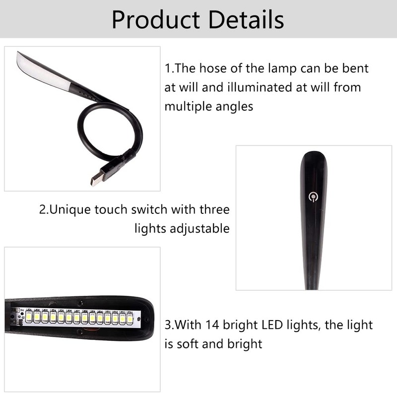 USB Connection Reading Lamp, USB Gooseneck, USB LED Lamp, USB