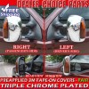 Torox 1999-2007 Ford F250-F550 Super Duty Towing Chrome Mirror COVERS