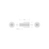 TEKTON 3/8 in. Drive x 1/4 in. Magnetic Hex Bit