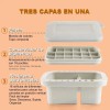 Lavabo Multifunción para Pinceles con Paleta y 18 Pozos, de