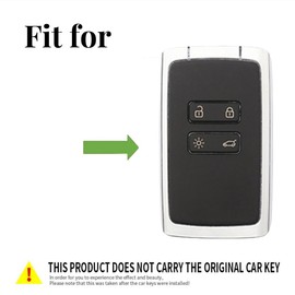 Otai Car Key Case Made of Zinc Alloy Cover Compatible with Renault Koleos Kadjar Megane Clio Captur Kangoo Intelligent Key Case (Matte)