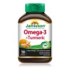 Omega 3 + Turmeric Jamieson 180 Caps Sabor Limón